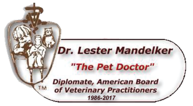 Dr. Lester Mandelker - The Pet Doctor Logo